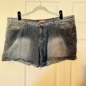 #80 Deb Distressed Blue Jean Shorts